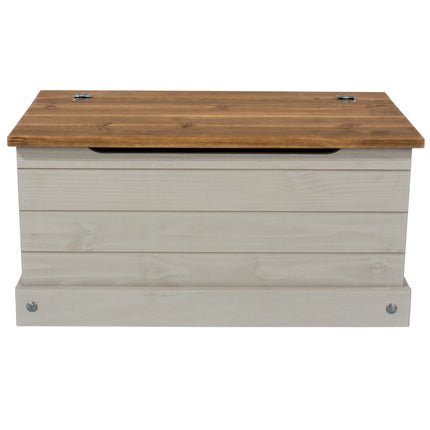 Corona - Storage Trunk - Solid Pine Lift Lid