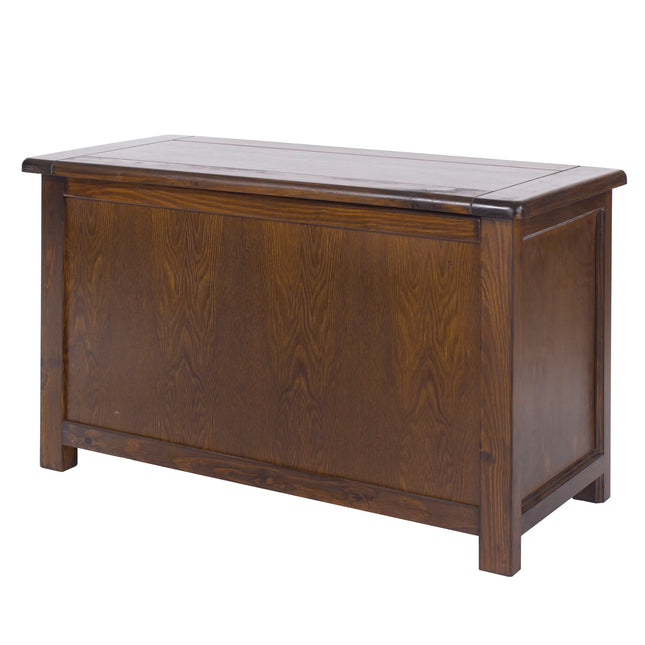 Boston - Storage Trunk - Dark Brown Traditional Pine