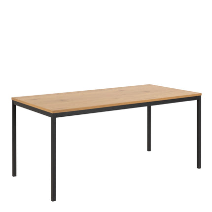 Seaford - Dining Table in Black & Oak