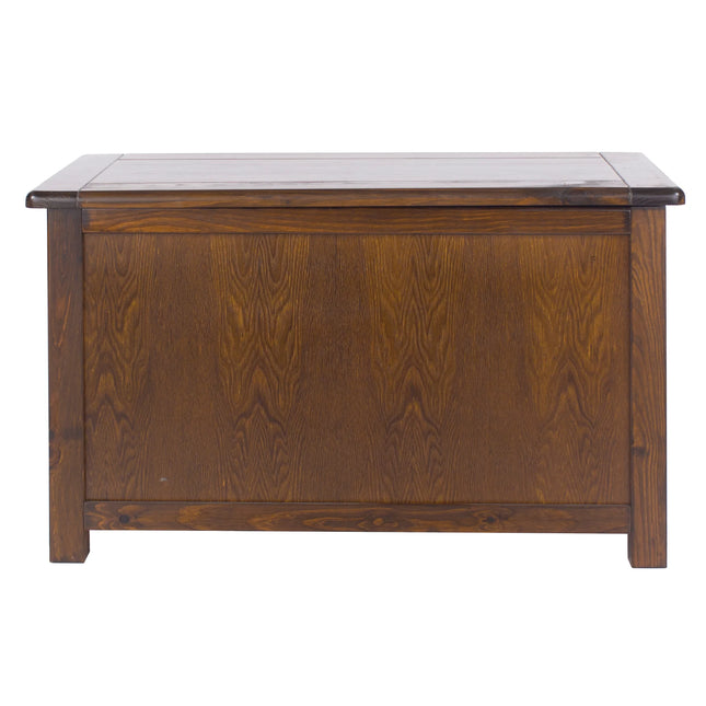 Boston - Storage Trunk - Dark Brown Traditional Pine