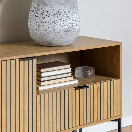 Jaipur - Sideboard with 2 Doors and 1 Drawer in Black
