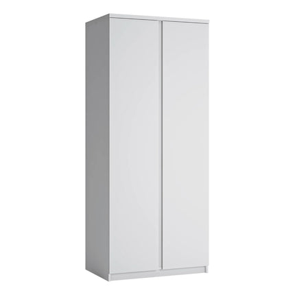 Fribo White 2 Door Wardrobe Laminate 200cm