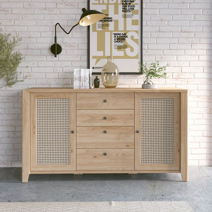 Cestino - 2 Door 4 Drawer Sideboard