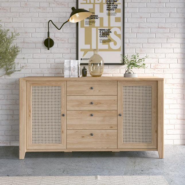 Cestino - 2 Door 4 Drawer Sideboard