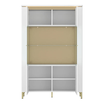 Lazio - Vitrin 2 Door Cabinet