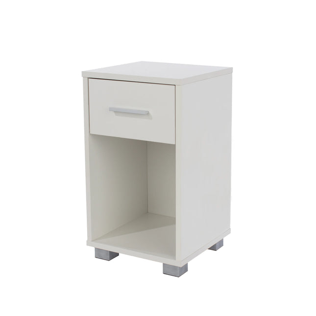 Lido - Bedside Table - 1 Drawer White