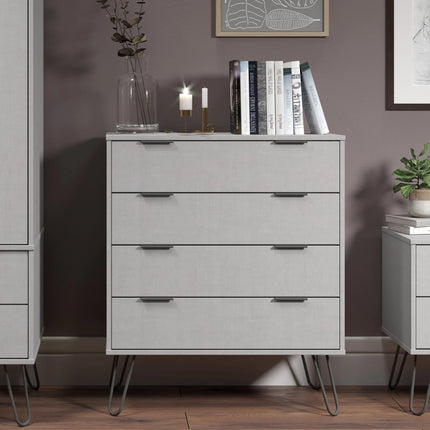 Augusta - Chest of Drawers - 4 Drawer & Hairpin Legs