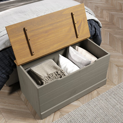 Corona - Storage Trunk - Solid Pine Lift Lid