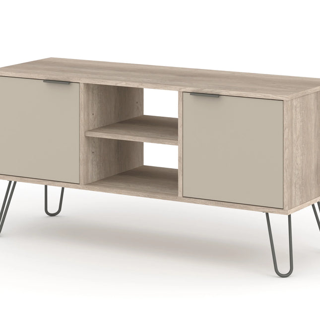 Augusta - TV Unit - 2 Door & Metal Hairpin Legs
