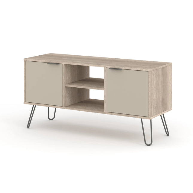 Augusta - TV Unit - 2 Door & Metal Hairpin Legs