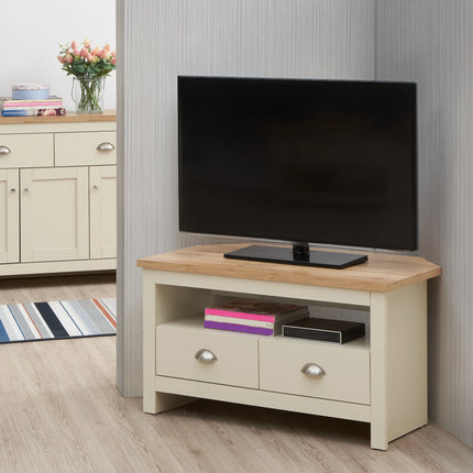 Lisbon - Set - 3 Door Corner TV Unit, 2 Drawer Sideboard, Coffee Table