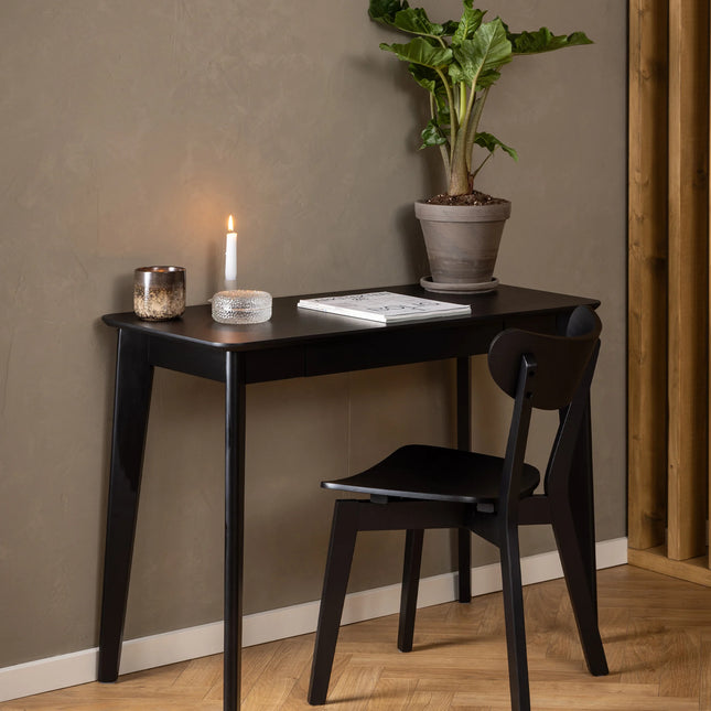 Roxby - Office Desk in Black