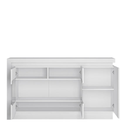 Lyon - 3 Door High Gloss Sideboard (Including Led Lighting)