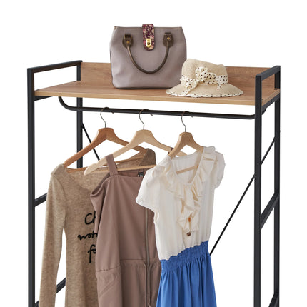 Claire - 8 Shelf Open Wardrobe - Riviera Oak
