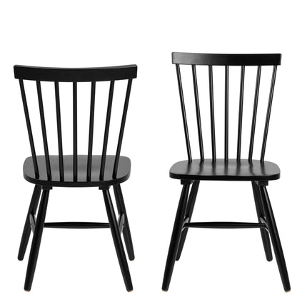 Riano Dining Chairs Set Of 2 – Lacquered Birch, Choice Of Finishes