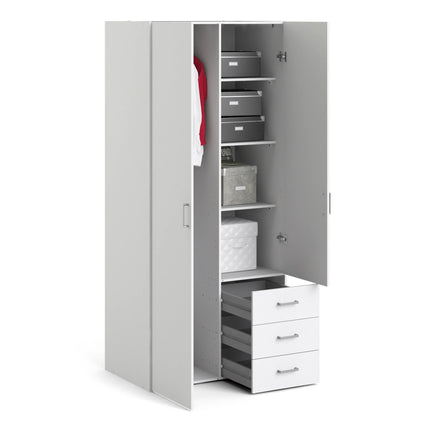 Space - Wardrobe - 2 Doors 3 Drawers