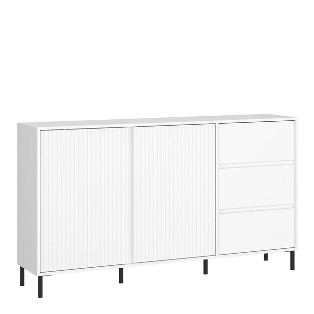 Avenale Sideboard | 2 Door 3 Drawer | Choice of Alpine White Gloss, Anthracite or Cashmere