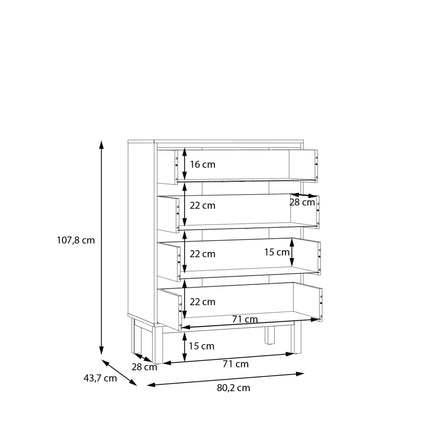 Wensley - 4 Drawer Chest