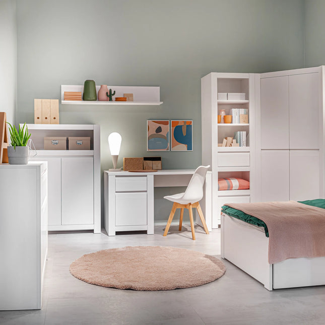 Novi Shelf Alpine White 130cm Wall Shelf for Stylish Storage