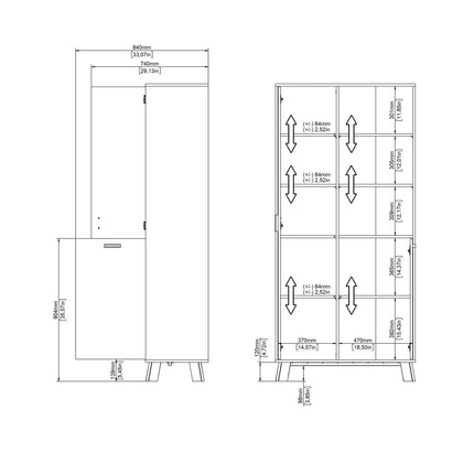 Ikast - China Cabinet 2 Doors