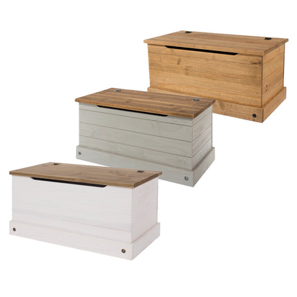 Corona - Storage Trunk - Solid Pine Lift Lid