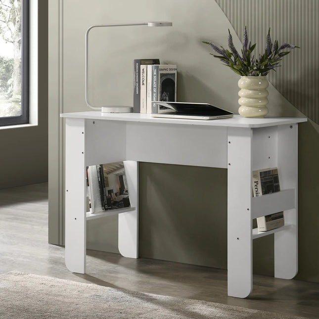 Essentials - Sleek Office Table with Built-In Storage