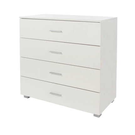 Lido - Chest of Drawers - 4 Drawer White Modern