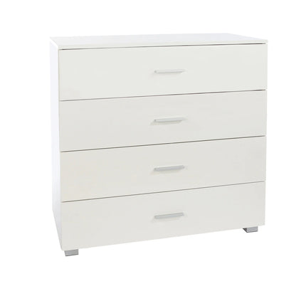 Lido - Chest of Drawers - 4 Drawer White Modern