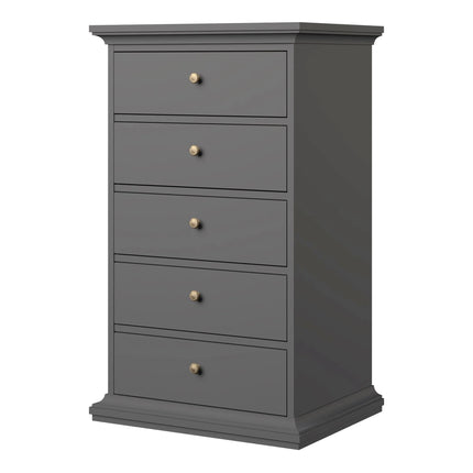 Paris - Chest of 5 Drawers
