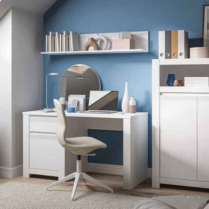 Novi Shelf Alpine White 130cm Wall Shelf for Stylish Storage