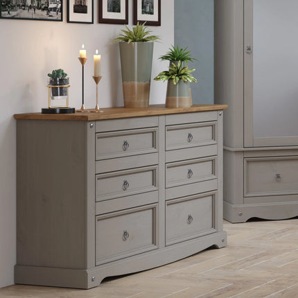 Corona - Chest of Drawers - 6 Drawer Traditional