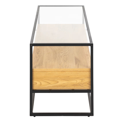 Randolf - TV Unit in Black and Oak