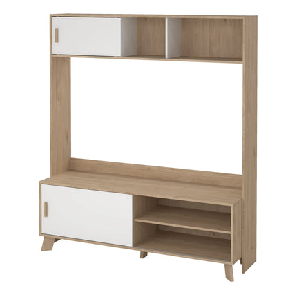 Ikast - TV Wall Unit with 2 Sliding Doors