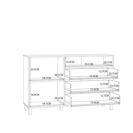 Grafton - 1 Door 3 Drawer Chest