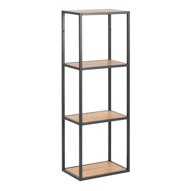 Seaford - Black Metal Wall Shelf