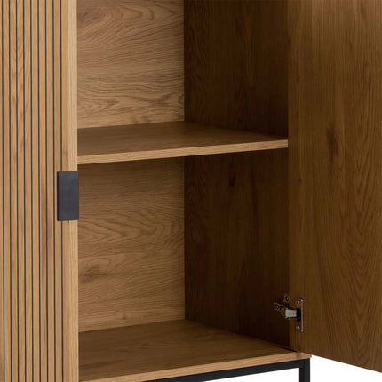 Jaipur - Cabinet with 2 Doors in Black