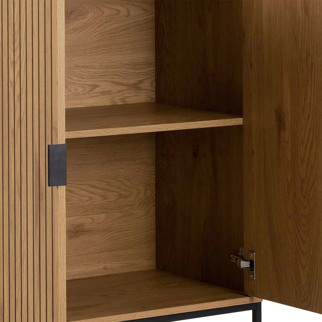 Jaipur - Cabinet with 2 Doors in Black