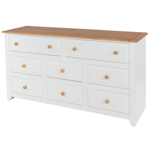 Capri - Chest of Drawers - 8 Drawer Modern Farmhouse