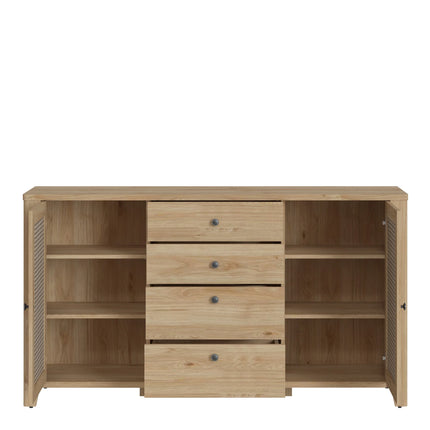 Cestino - 2 Door 4 Drawer Sideboard