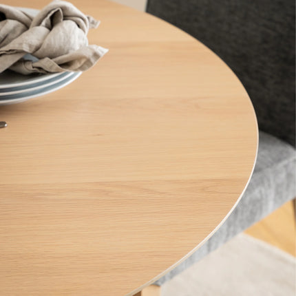 Duncan - Round Dining Table with 4 Cassandra Dining Chairs