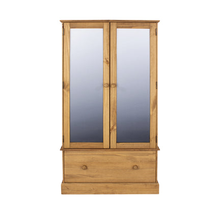 Cotswold - Wardrobe - 2 Door Mirrored & Drawer