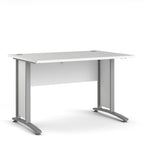White/Steel Finish