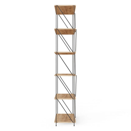 Leyo - 6 Tier Bookcase Storage Unit