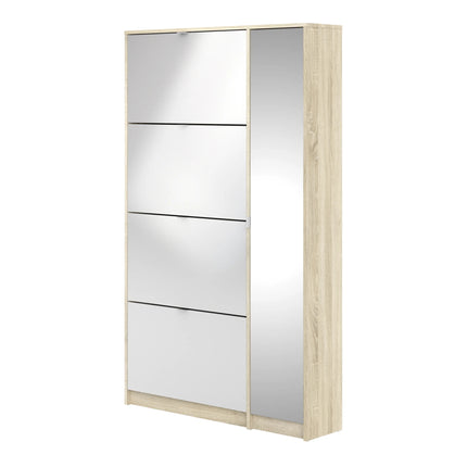 Shoes - Shoe Cabinet 4 Tilting Doors +2 Layers +1 Door