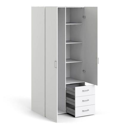 Space - Wardrobe - 2 Doors 3 Drawers