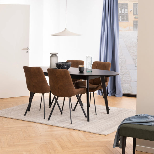 Waylor Dining Chair Modern Upholstered Set of 2