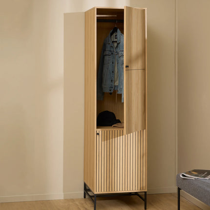 Albany Wardrobe 2 Doors Adjustable Shelves 200cm Height