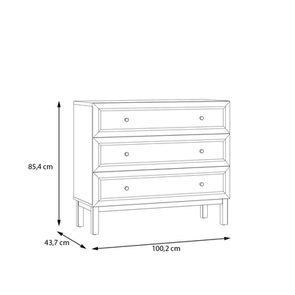 Wensley - 3 Drawer Chest