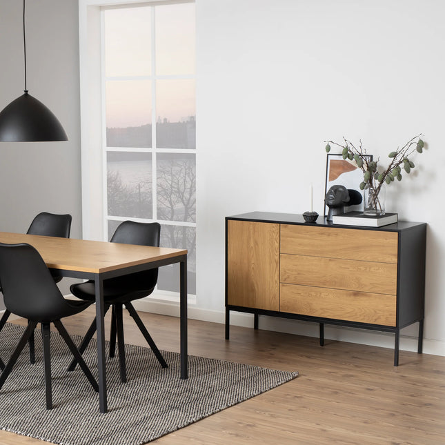 Seaford - 1 Door 3 Drawer Small Sideboard
