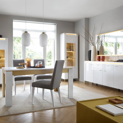 Lazio - Vitrin 1 Door Cabinet